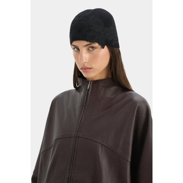 SIR the Label Saeli Beanie in Black | Hats | Coveti