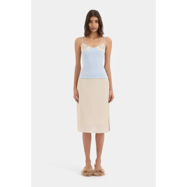SIR the Label Saeli Cami in Ice Blue | Camisoles | Coveti