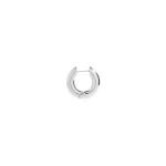 SIR the Label Signature Huggie Earring in Silver | Earrings | Coveti