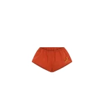 SIR the Label Skylar Embroidered Micro Short in Red Clay | Shorts | Coveti
