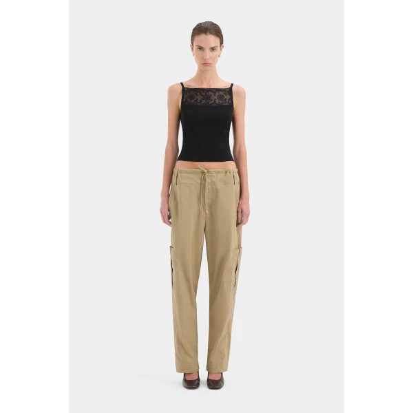 SIR the Label Sola Pant in Camel | Pants | Coveti