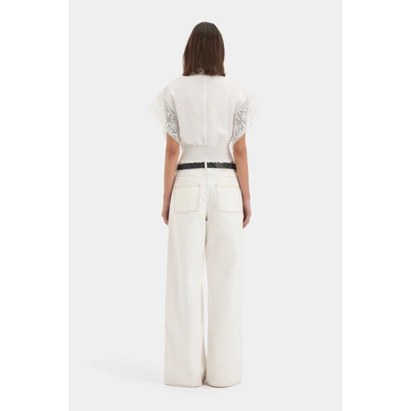 SIR the Label Sola Top in Ivory | Tops | Coveti