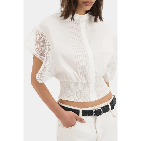 SIR the Label Sola Top in Ivory | Tops | Coveti