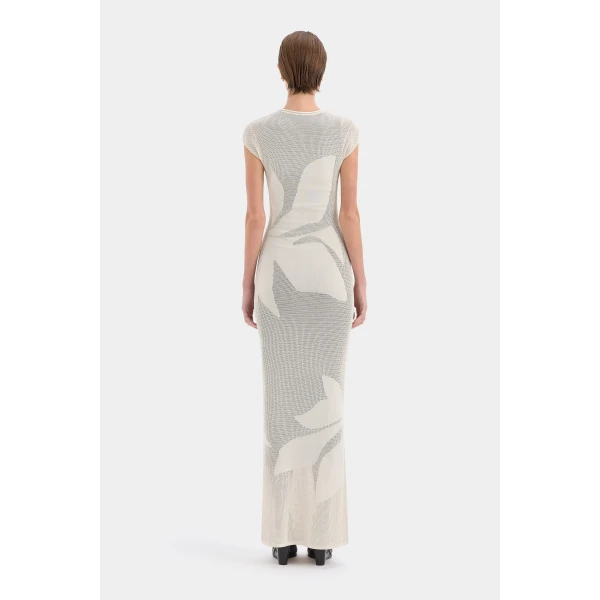 SIR the Label Solange Midi Dress in Natural | Midi Dresses | Coveti