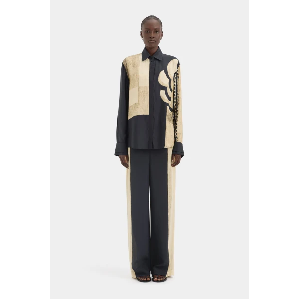 SIR the Label Sona Pant in Geo Scape | Pants | Coveti
