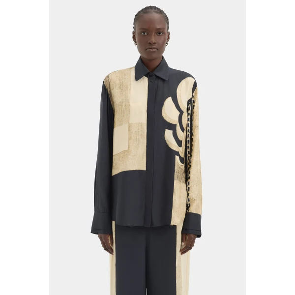 SIR the Label Sona Pant in Geo Scape | Pants | Coveti