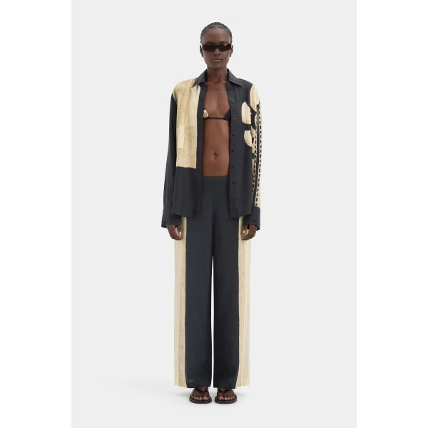 SIR the Label Sona Shirt in Geo Scape | Shirts | Coveti