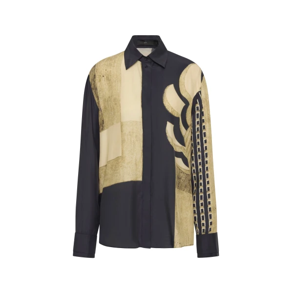 Sona Shirt in Geo Scape