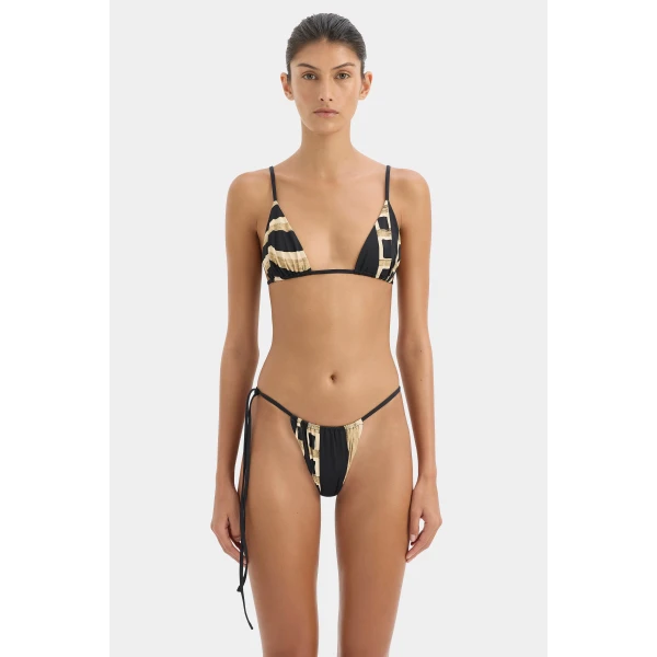 SIR the Label Sona String Brief in Geo Scape | Bikini | Coveti