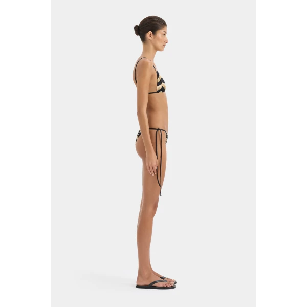 SIR the Label Sona String Triangle Top in Geo Scape | Bikini | Coveti