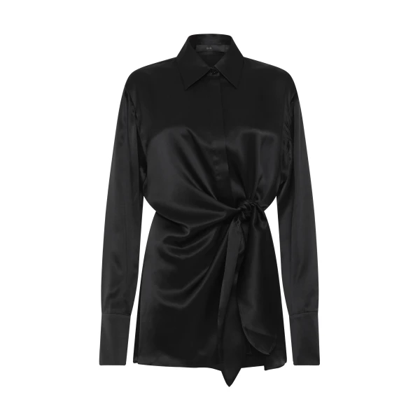 Sorrento Shirt Dress in Black
