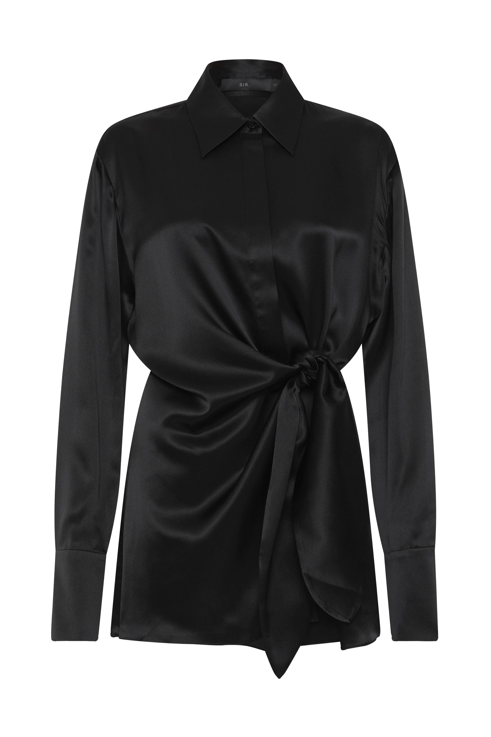 SIR the Label Sorrento Shirt Dress in Black SIR the Label Sorrento Shirt Dress in Black | Shirtdress | Coveti