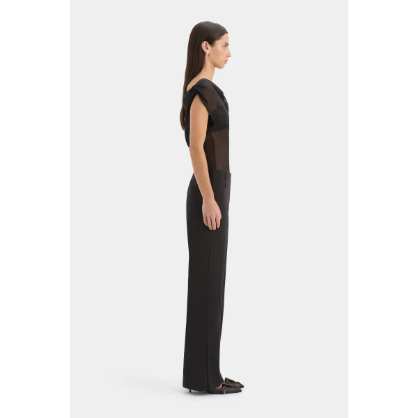 SIR the Label Strobe Cowl Top in Black | Tops | Coveti
