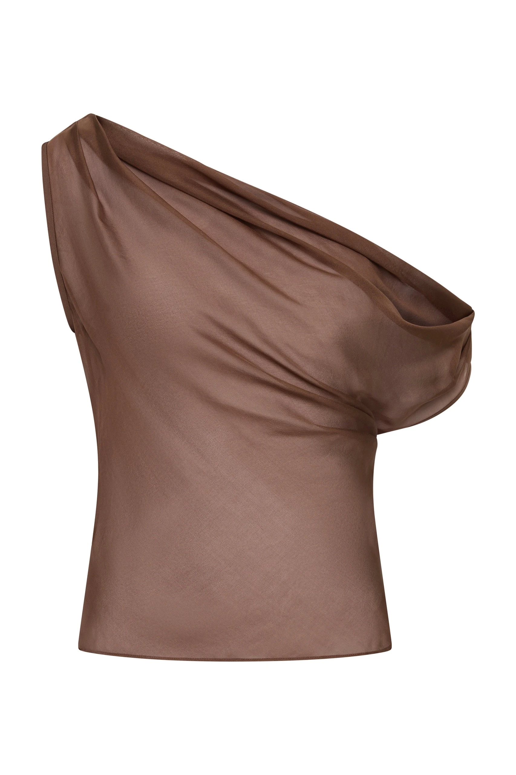 SIR the Label Strobe Cowl Top in Chestnut SIR the Label Strobe Cowl Top in Chestnut | Tops | Coveti