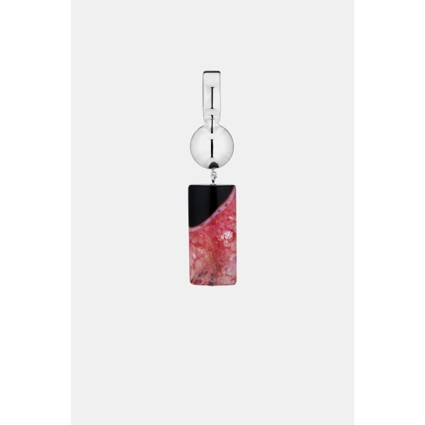 SIR the Label Suni Drop Earring in Silver | Earrings | Coveti