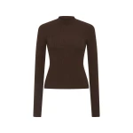 SIR the Label Tanel Long Sleeve Top in Espresso SIR the Label Tanel Long Sleeve Top in Espresso | Long Sleeve | Coveti
