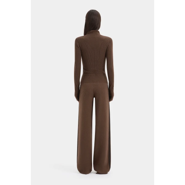SIR the Label Tanel Long Sleeve Top in Espresso | Long Sleeve | Coveti