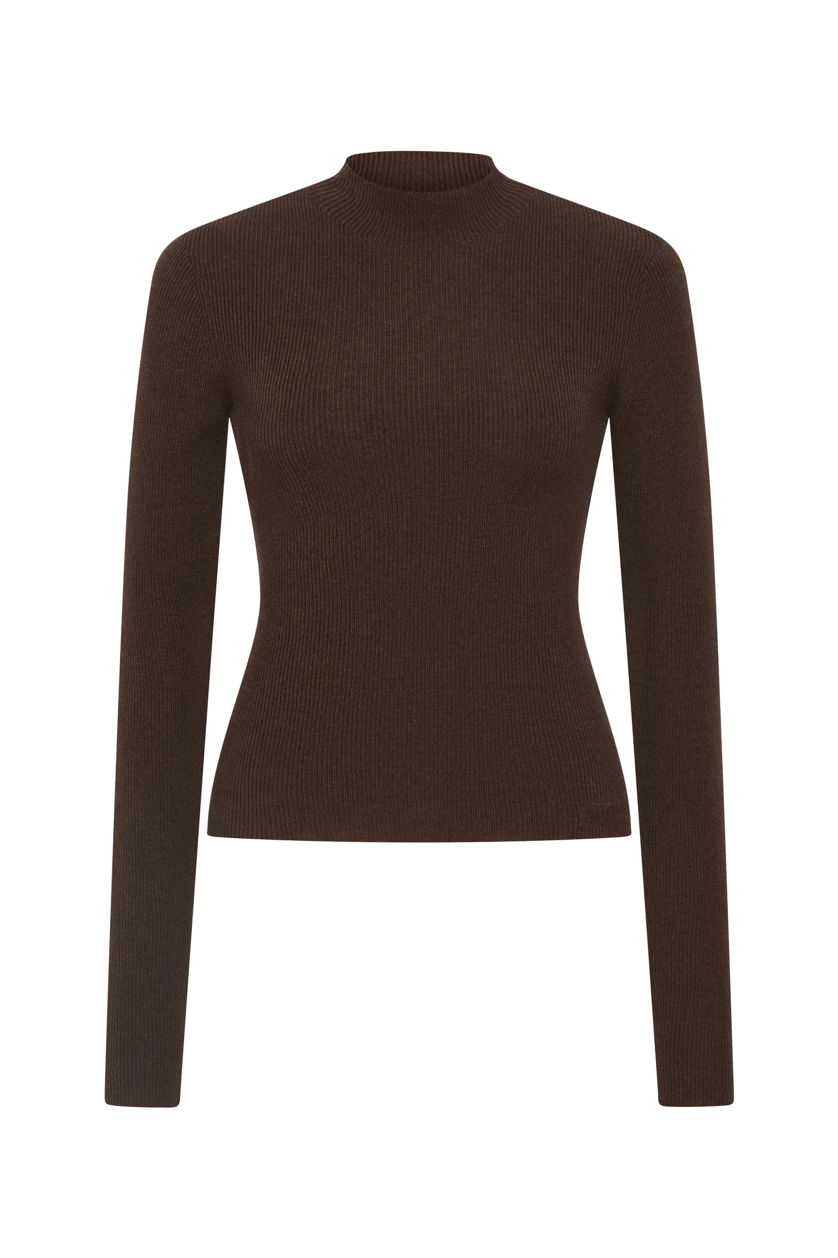SIR the Label Tanel Long Sleeve Top in Espresso SIR the Label Tanel Long Sleeve Top in Espresso | Long Sleeve | Coveti
