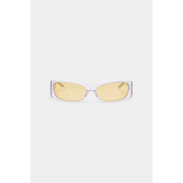 SIR the Label The Speed Sunglasses in Citron Translucent | Sunglasses | Coveti