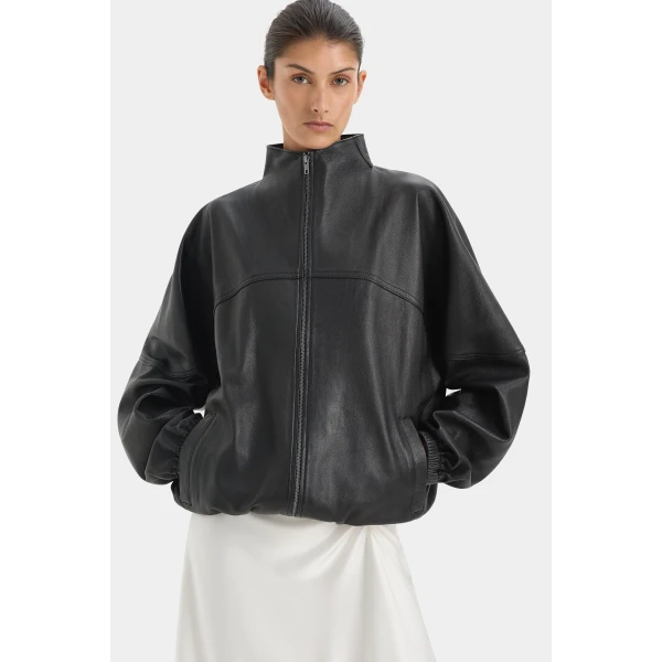 SIR the Label Tomi Bomber in Black | Jackets | Coveti