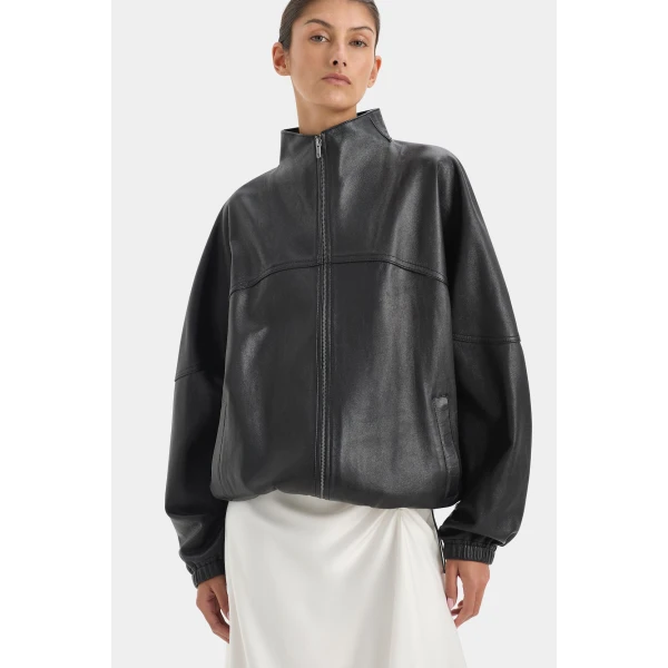 SIR the Label Tomi Bomber in Black | Jackets | Coveti