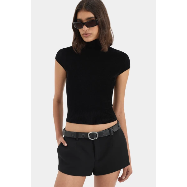 SIR the Label Violetta Top in Black | Tops | Coveti