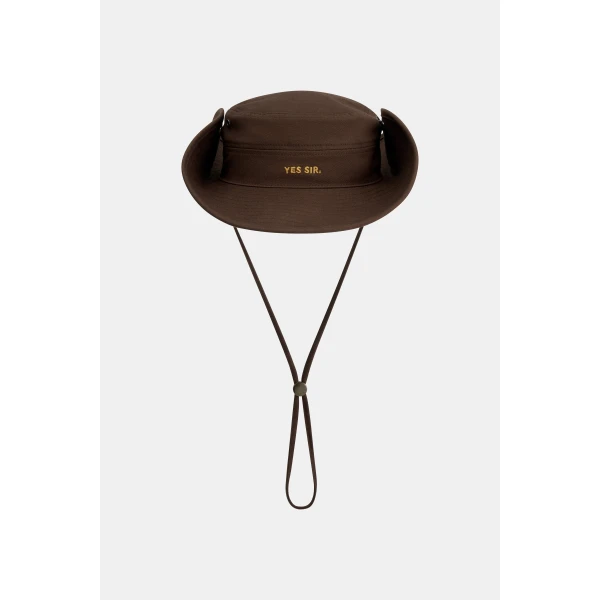 SIR the Label Yes SIR. Bucket Hat in Chocolate | Hats | Coveti