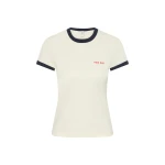 SIR the Label Yes SIR. Fitted Tee in Ivory | T-shirts | Coveti