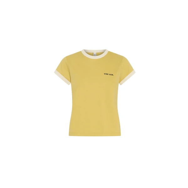 Yes SIR. Fitted Tee in Yellow