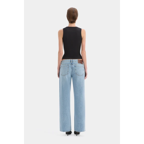 SIR the Label Yes SIR. Ribbed Tank in Black | Sleeveless | Coveti
