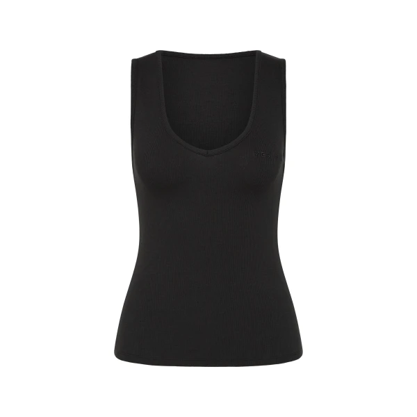 Yes SIR. Ribbed Tank in Black
