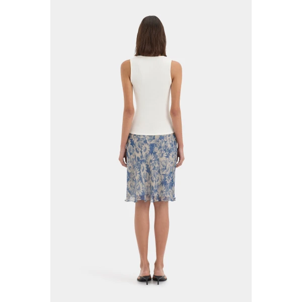 SIR the Label Yes SIR. Ribbed Tank in Ivory | Sleeveless | Coveti