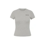 SIR the Label Yes SIR. Ribbed Tee in Grey Marle | T-shirts | Coveti