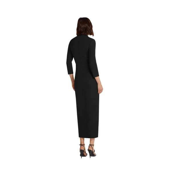 Safiyaa Avery Midi Dress in Black | Midi Dresses | Coveti