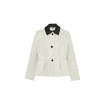 Safiyaa Dorinda Jacket in Golden Ivory | Jackets | Coveti