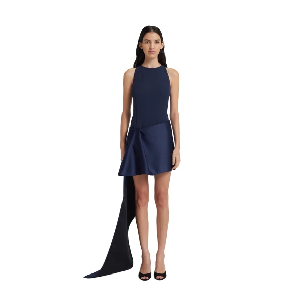 Safiyaa Ewa Belt in Maritime Blue | Belts | Coveti