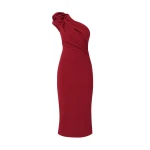 Safiyaa Granalle Midi Dress in Rhubarb | Midi Dresses | Coveti