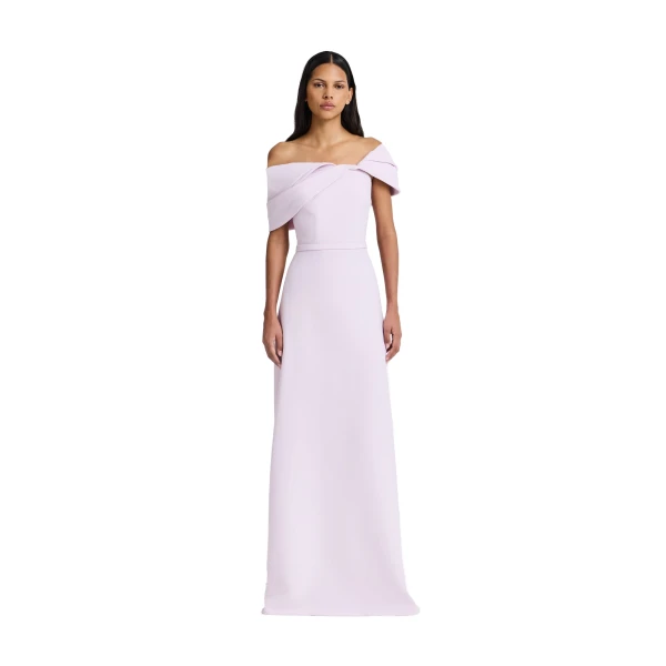 Safiyaa Jahna Long Dress in Lilac Snow | Maxi Dresses | Coveti
