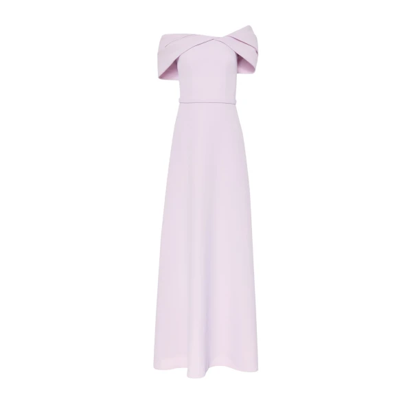 Safiyaa Jahna Long Dress in Lilac Snow | Maxi Dresses | Coveti