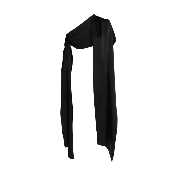 Long Shawl Scarf in Black