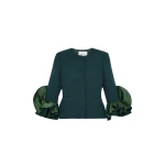 Safiyaa Omona Jacket in Darkest Spruce | Jackets | Coveti