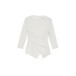 Safiyaa Otora Top in Ivory | Tops | Coveti
