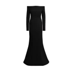 Safiyaa Rory Long Dress in Black | Maxi Dresses | Coveti