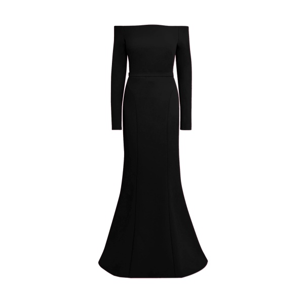 Safiyaa Rory Long Dress in Black | Maxi Dresses | Coveti
