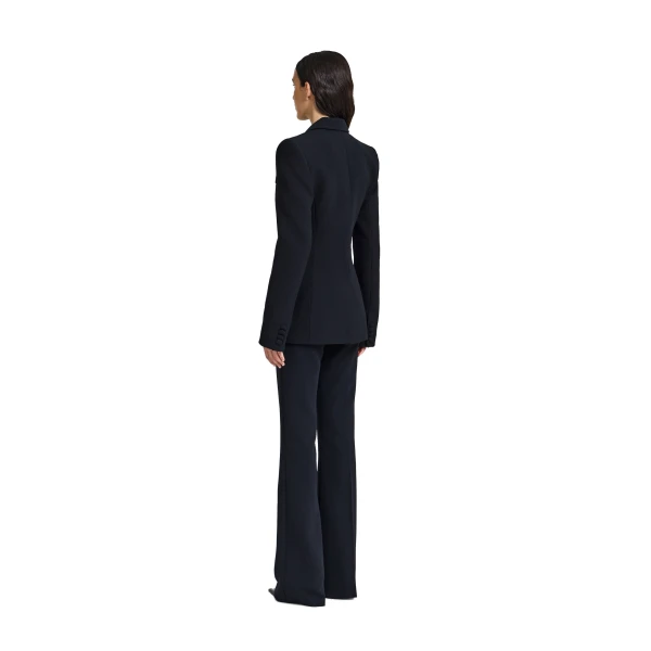 Safiyaa Wynnie Embroidered Jacket in Black | Jackets | Coveti