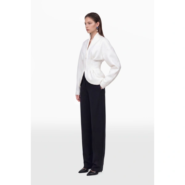 Saiid Kobeisy Balloon Pants in Jet Black, view 3