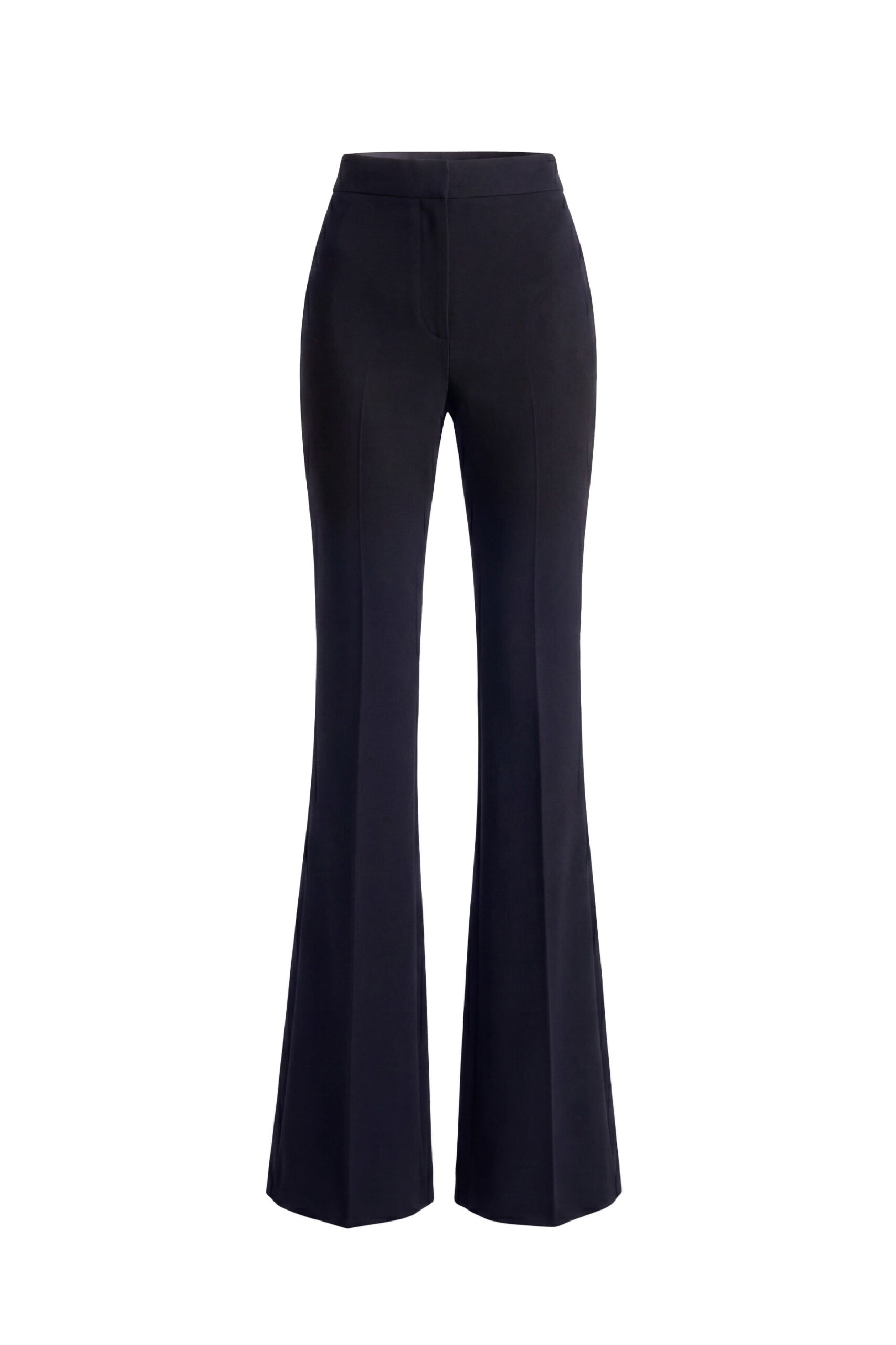 Saiid Kobeisy Flare Trousers in Jet Black Saiid Kobeisy Flare Trousers in Jet Black
