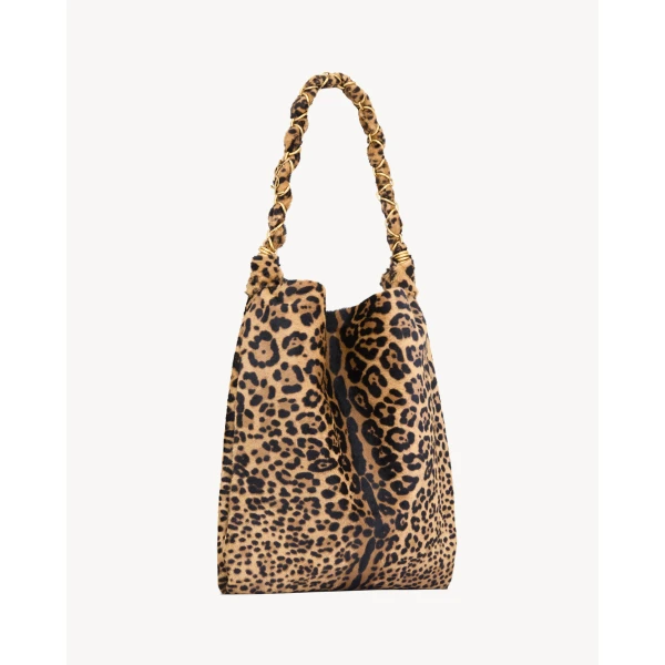 Brown Saint Laurent Amalia Medium in Pony Hair Leather, view 5 | Shoulder & Crossbody Bags