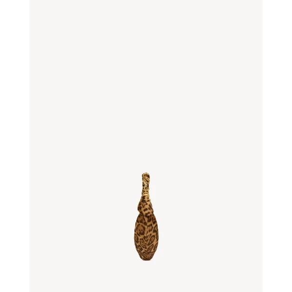 Multicolour Saint Laurent Amalia Mini Hobo in Pony Hair Leather, view 4 | Mini Bags