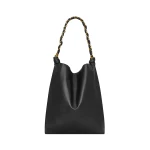 Black Saint Laurent Amalia in Smooth Leather, Black | Shoulder & Crossbody Bags